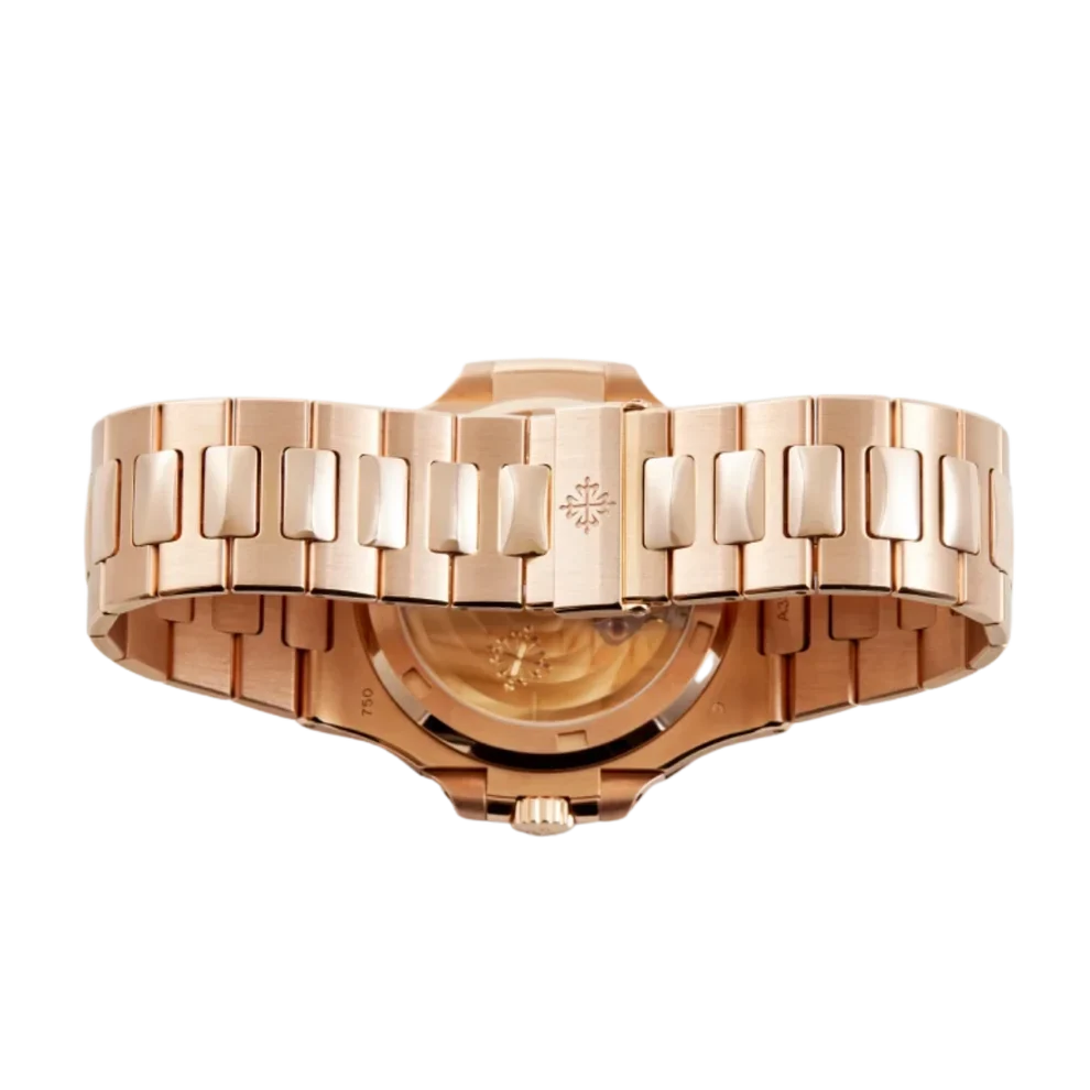 Nautilus Joaillerie 40mm 5723/1R-010 Rose Gold Brown Dial Diamond Bezel