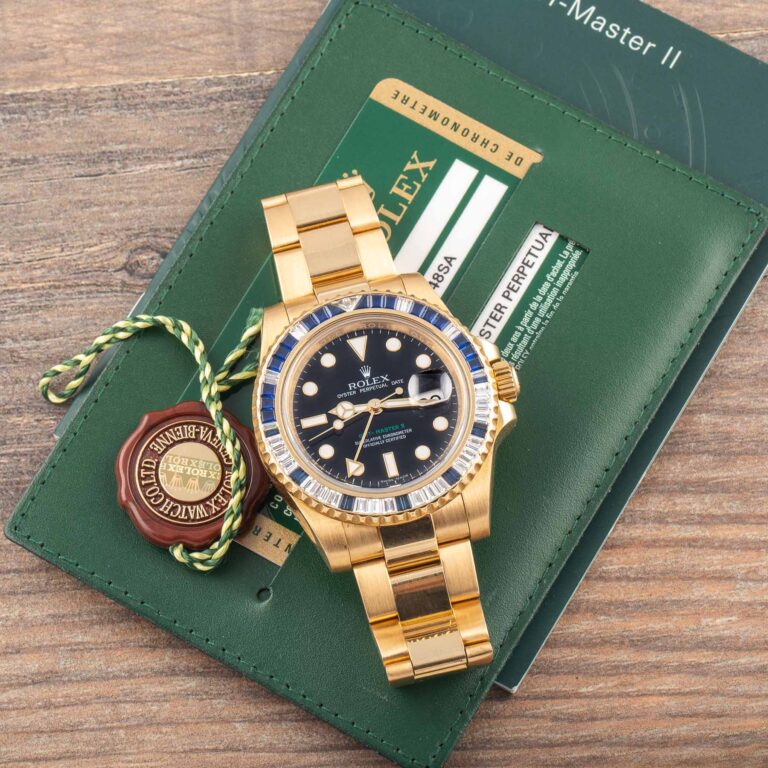 GMT-Master II 116758SA Yellow Gold Oyster Bracelet 40mm