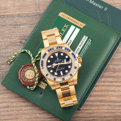 GMT-Master II 116758SA Yellow Gold Oyster Bracelet 40mm