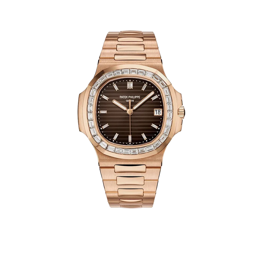 Patek Philippe Nautilus Rose Gold Diamond Bezel 5723/1R-010