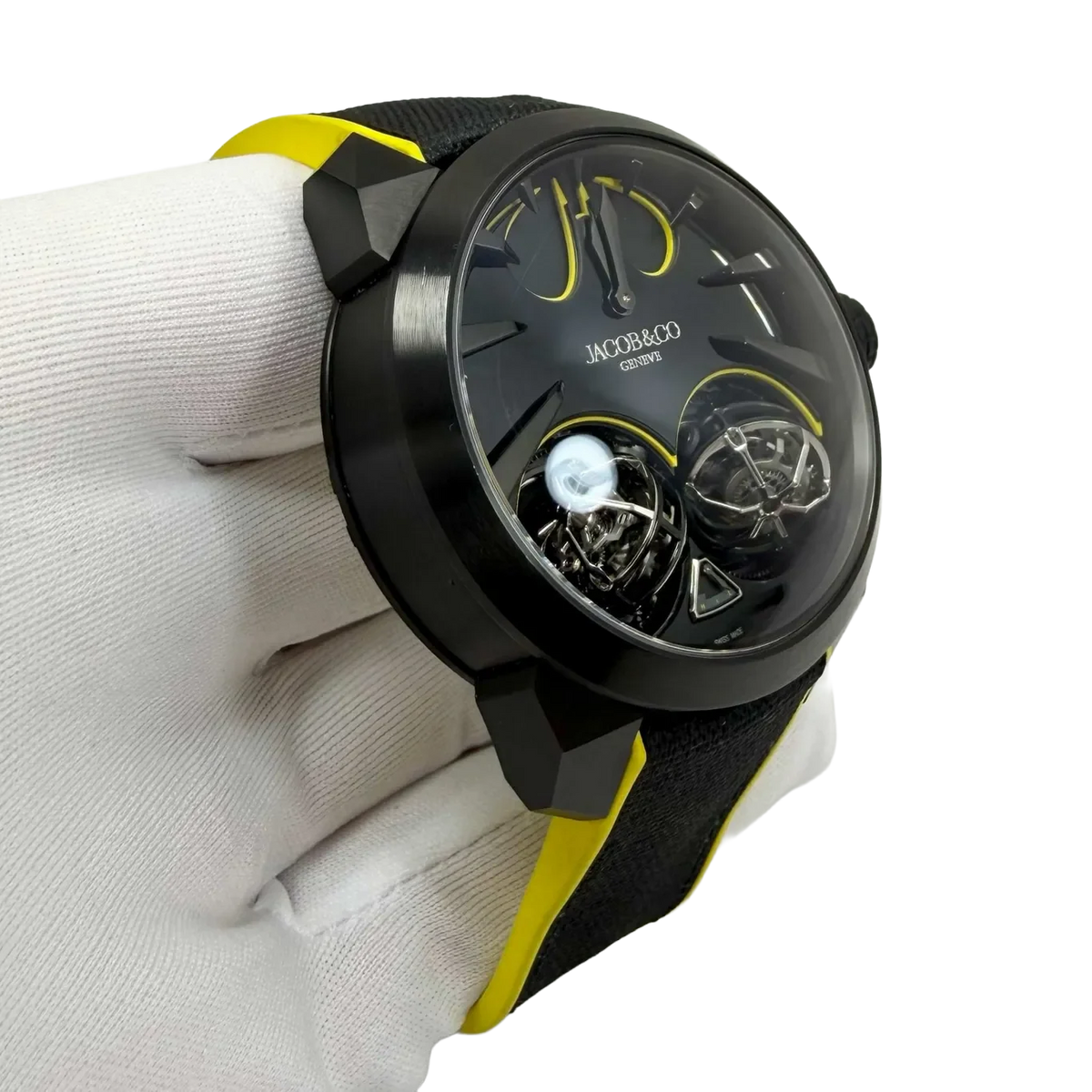 Gotham City 46mm Titanium DLC Sapphire Crystal DC100.21.AB.AB.A