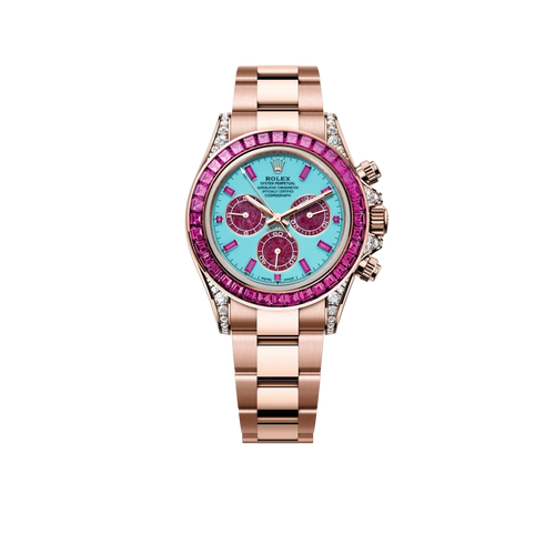 Cosmograph Daytona 'Summer' Everose Gold Pink Sapphires Benzel Ref.126595 SARO