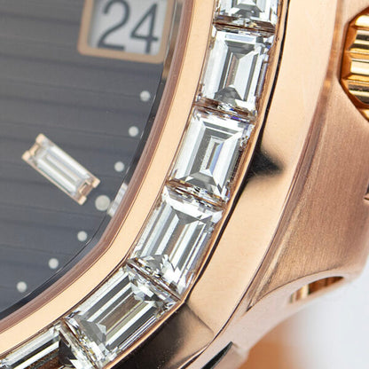 Patek Philippe Nautilus Rose Gold Diamond Bezel 5723/1R-010