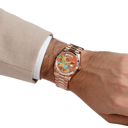 Day-Date 36 128235 'Emoji Puzzle' Rose Gold