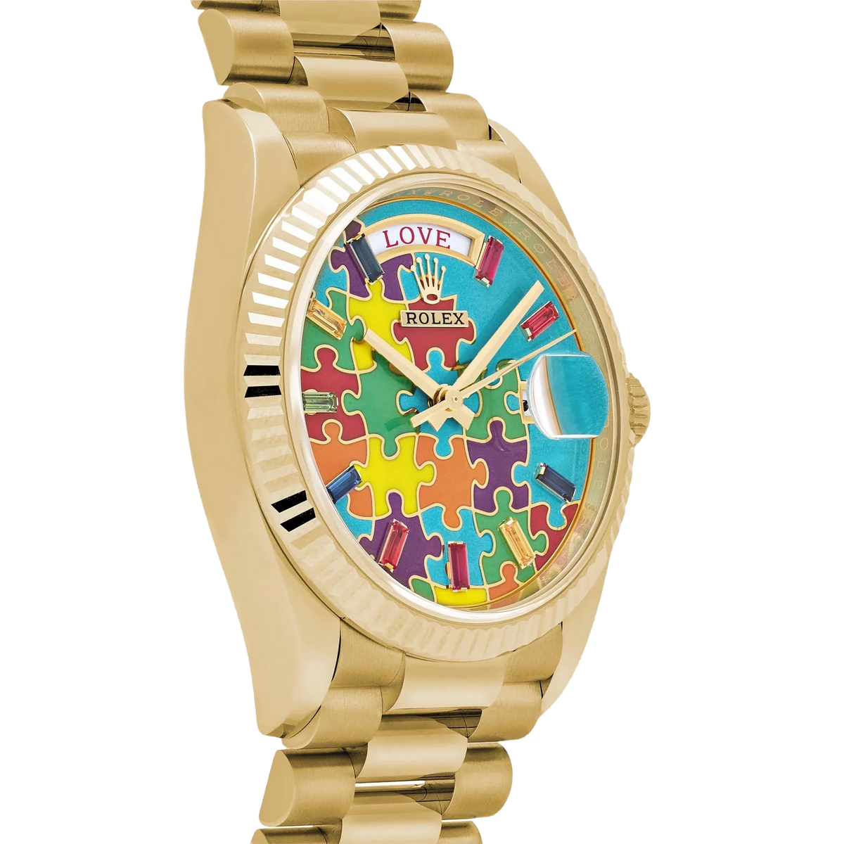 Day-Date 36 128238 'Emoji Puzzle' Yellow Gold