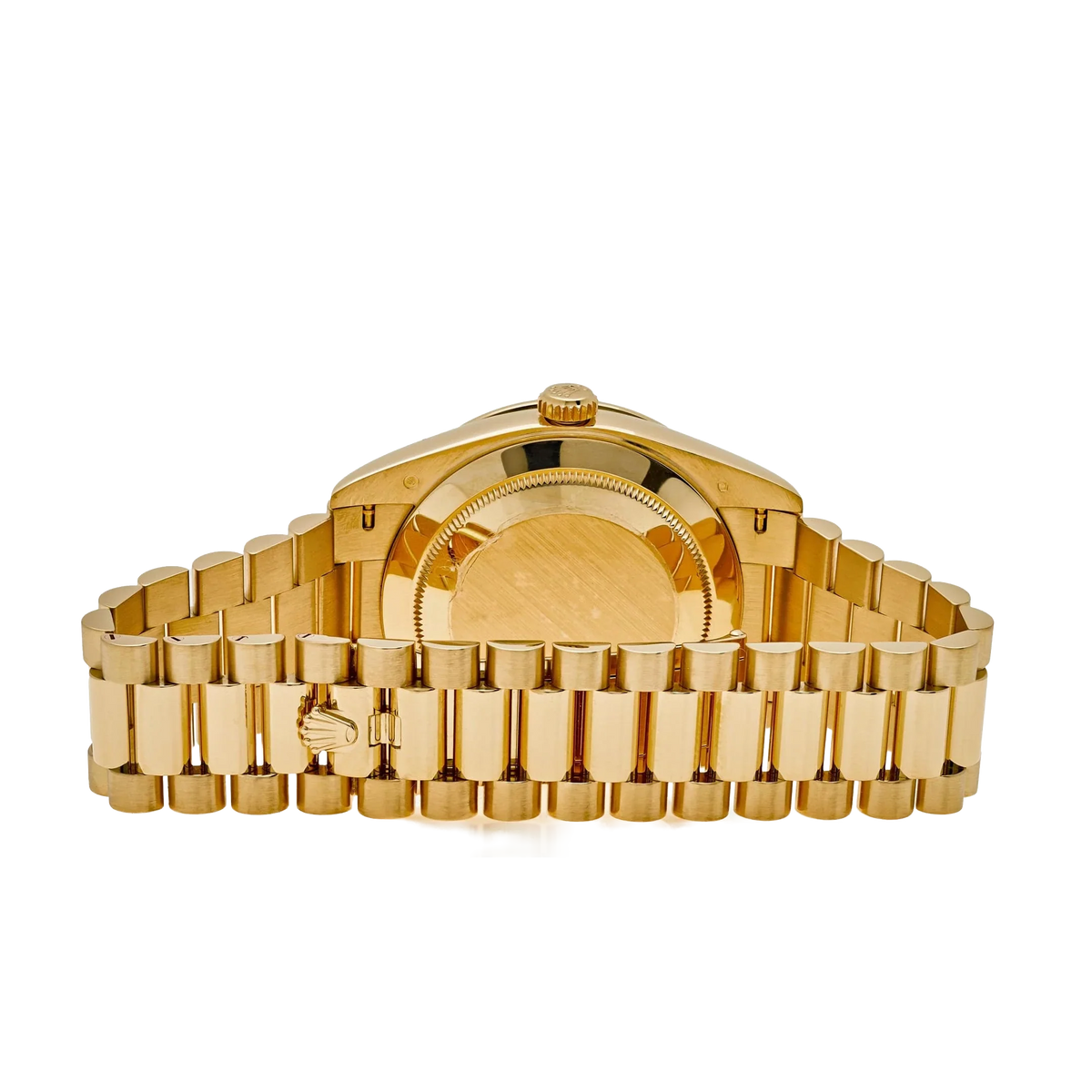Day-Date 40 228398TRU Yellow Gold Roman Dial Ruby Bezel