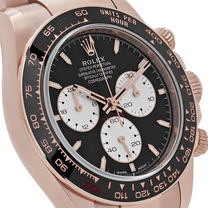 Rolex Daytona 40mm Le Mans Rose Gold Bright Black Dial (2025) 126525LN