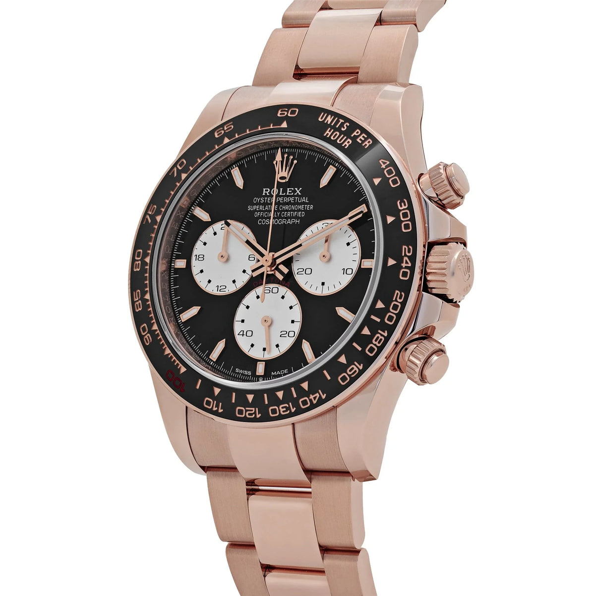 Rolex Daytona 40mm Le Mans Rose Gold Bright Black Dial (2025) 126525LN