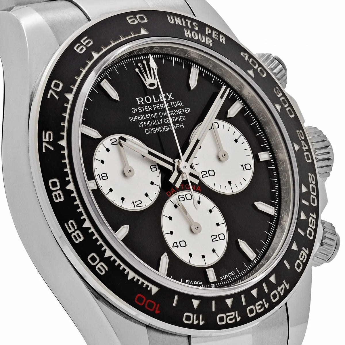 Rolex Daytona 40mm 126529LN 'Le Mans' White Gold Black Dial