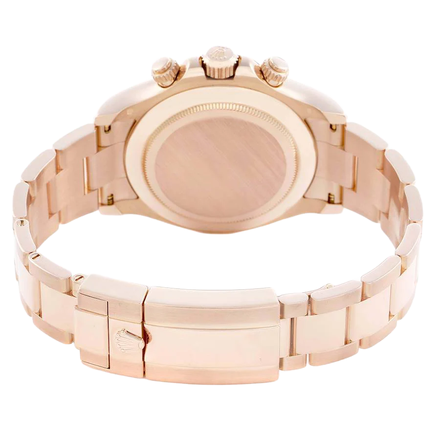 Daytona 40mm Chocolate Brown Dial Rose Gold Mens Watch 116505-0011