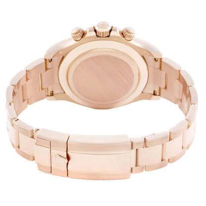 Daytona 40mm Chocolate Brown Dial Rose Gold Mens Watch 116505-0011