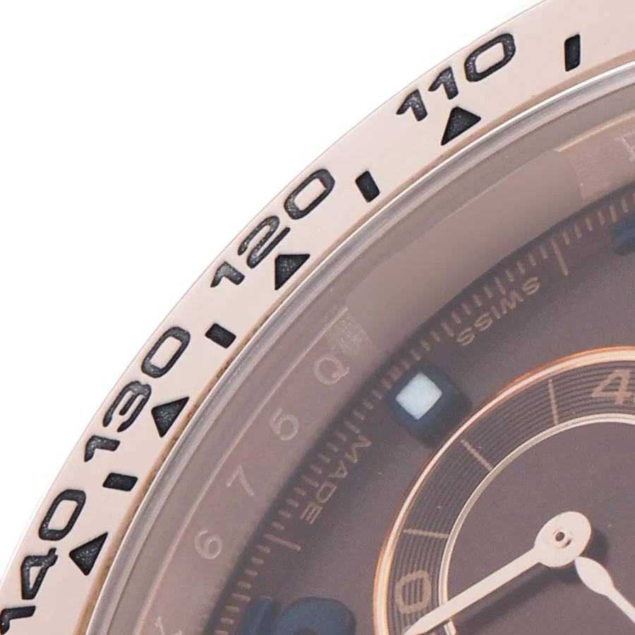 Daytona 40mm Chocolate Brown Dial Rose Gold Mens Watch 116505-0011